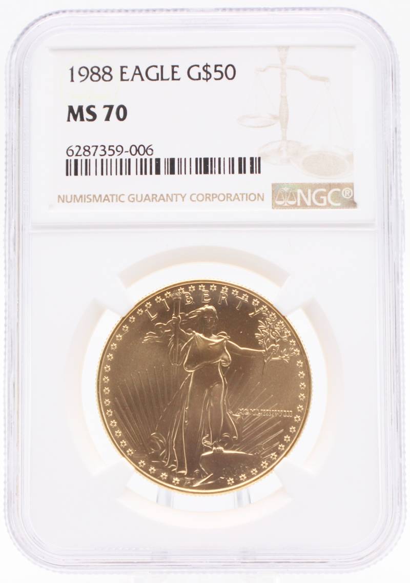 1988 50-Dollar Gold Coin | Rare Coins | Endeavor Metals